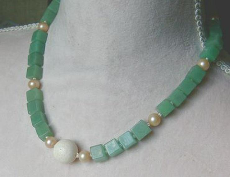 Aventurinkette im romatischen Design - Halsketten & Colliers - Bild 1