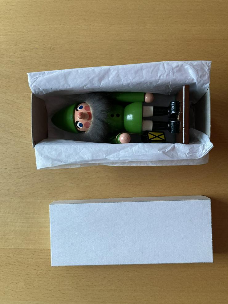 Vintage Holzfigur Nachtwächter 13 cm Hintere Mühle Erzgebirge