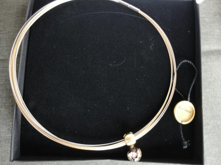 Bild 3: Collier Muranoglas Vario-Collier mit Einhängeclip und Schmuckplombe NEU/OVP