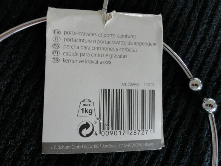 Bild 3: Gürtel - / Krawattenhalter rund / NEU