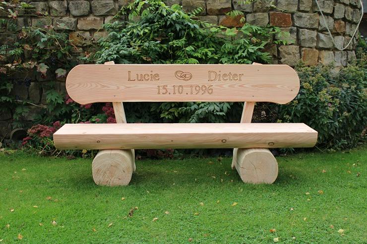 Ostern Geschenk. Gartenbank mit Gravur. Hochzeitsgeschenk.