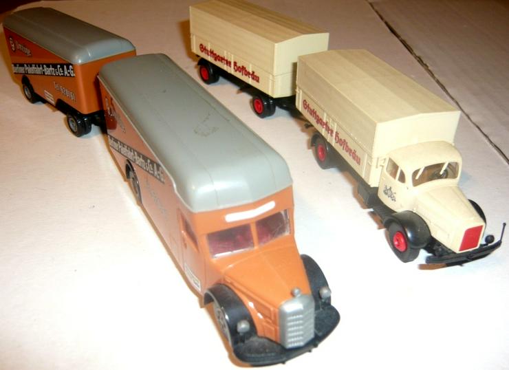 Bild 4: Brekina Albedo alt 1:87 MB L6600 Möbelzug MB Stuttgarter Hofbräu