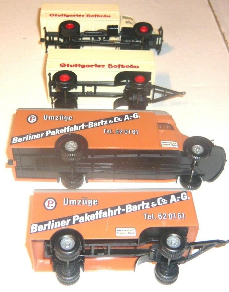 Bild 5: Brekina Albedo alt 1:87 MB L6600 Möbelzug MB Stuttgarter Hofbräu