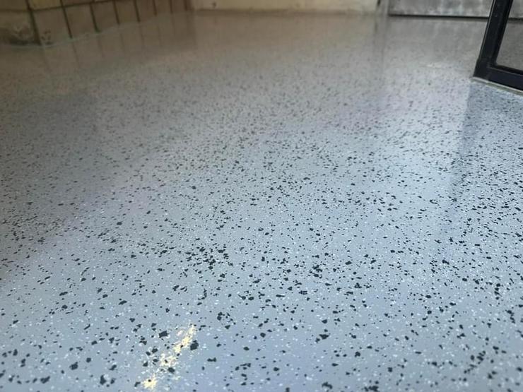 Bild 6: Industrieboden, Epoxidharz Bodenbeschichtung