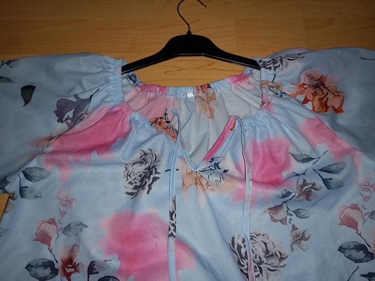 Bild 2: Schöne Damen Tunika in Hellblau Größe: XXL