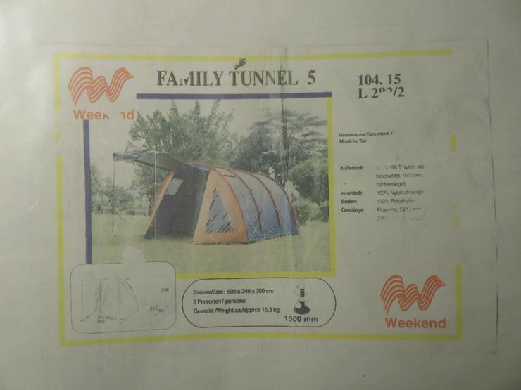 Bild 4: Zelt - Tunnel - Zelt - Family 5