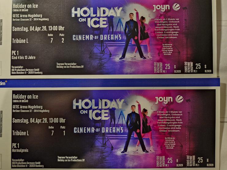 Holiday on Ice in Magdeburg am 4.4.26 um 13.00 Uhr