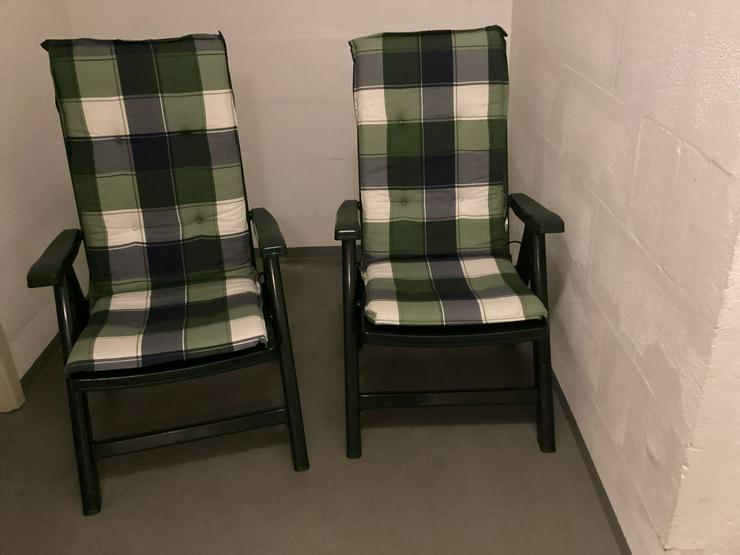 Gartenstühle Hochlehner mit Auflagen TOP !