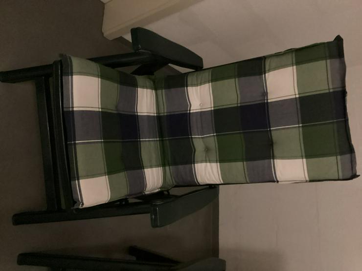 Bild 2: Gartenstühle Hochlehner mit Auflagen TOP !