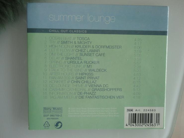 Bild 4: Musik CD Chill Out Summer Lounge , gebraucht, sehr guter Zustand