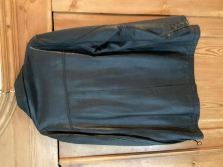 Bild 2: Lederjacke klassisch elegant Gr. 50 schwarz