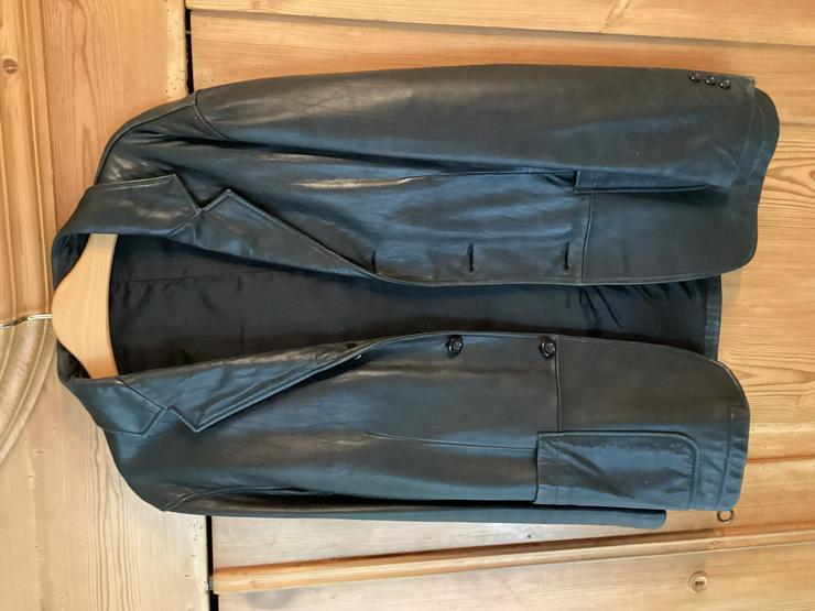 Lederjacke klassisch elegant Gr. 50 schwarz - Größen 48-50 / M - Bild 1