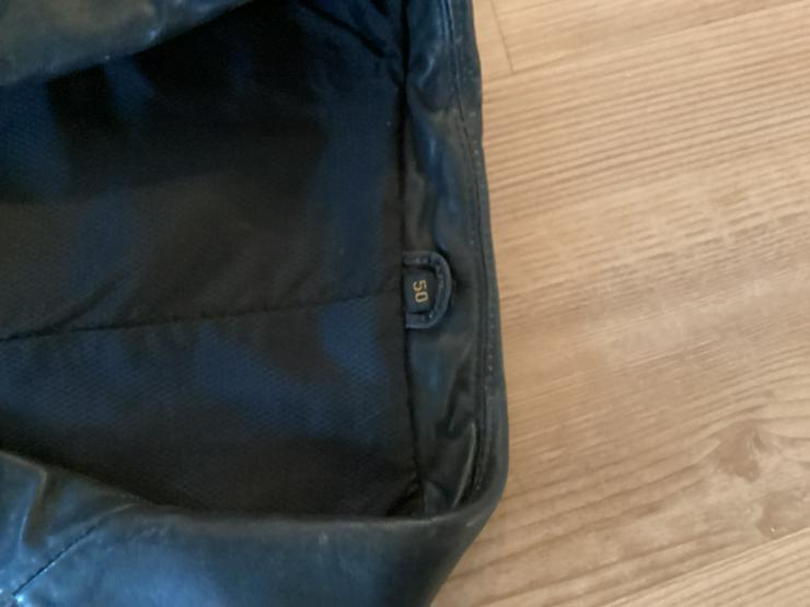 Bild 5: Lederjacke klassisch elegant Gr. 50 schwarz