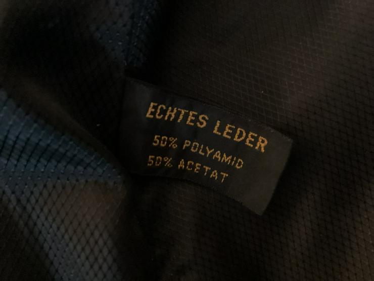 Bild 7: Lederjacke klassisch elegant Gr. 50 schwarz