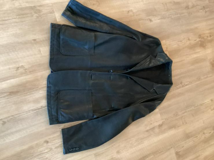 Bild 4: Lederjacke klassisch elegant Gr. 50 schwarz
