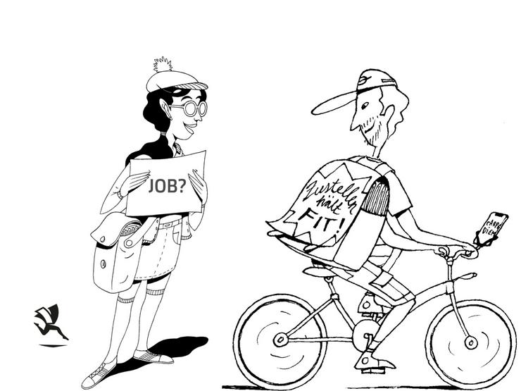 Zeitung austragen, Teilzeitjob, Nebenjob, Minijob in Viersen, Bistard