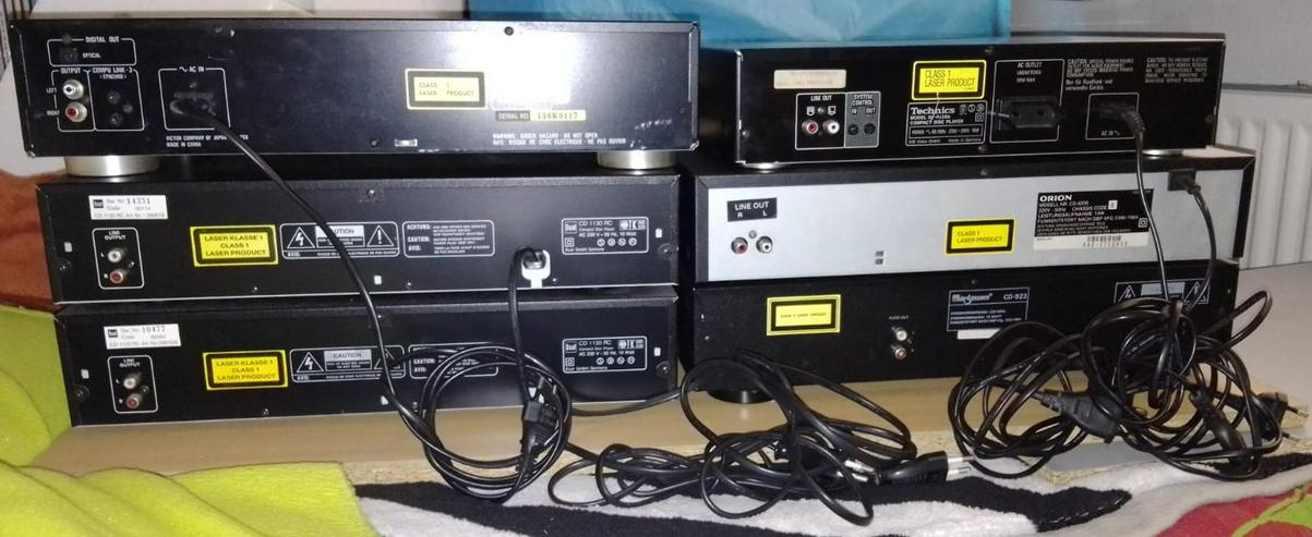 Bild 12: Compact-Disc-Player-Set - 6 X CD-Player-Konvolut von Technics, JVC, Dual, Orion und Magnum...!!! *****TOP*****