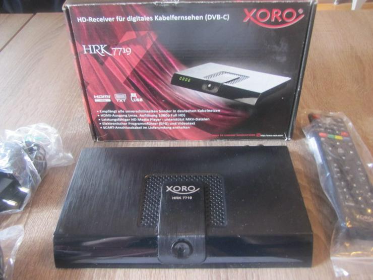 Bild 3: Digitaler HD Kabel Reciever XORO HRK 7719 - NEU & OVP + viel Zubehör