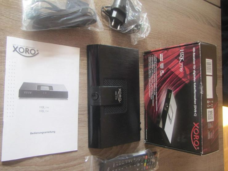 Digitaler HD Kabel Reciever XORO HRK 7719 - Neu & OVP + Zubehör - Kabel-Receiver & Zubehör - Bild 1