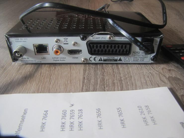 Bild 3: Digitaler HD Kabel Reciever XORO HRK 7659