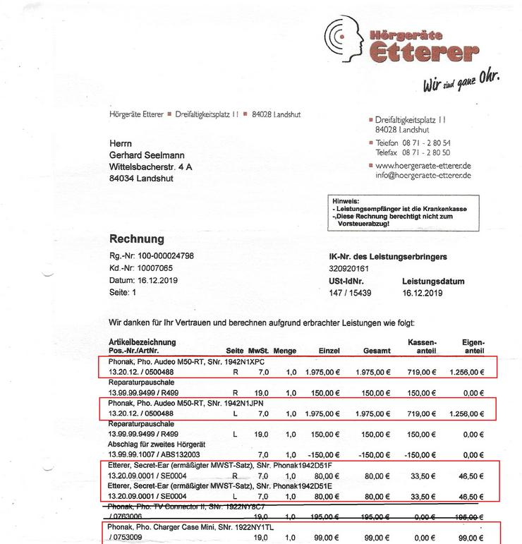 Bild 4: Hörgeräte Phonak, Pho, Audio MR-RT, reparaturbedürftig