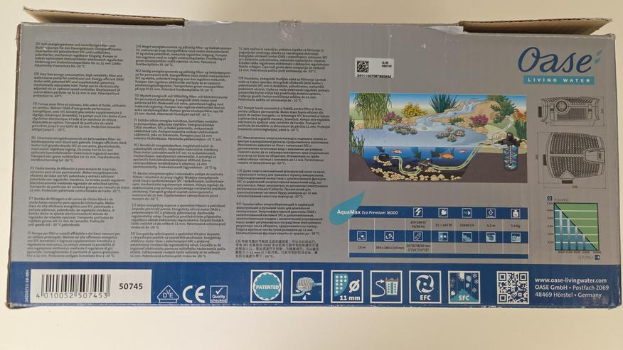 Bild 2: OASE AquaMax Eco Premium 16000 Filter- und Bachlaufpumpe