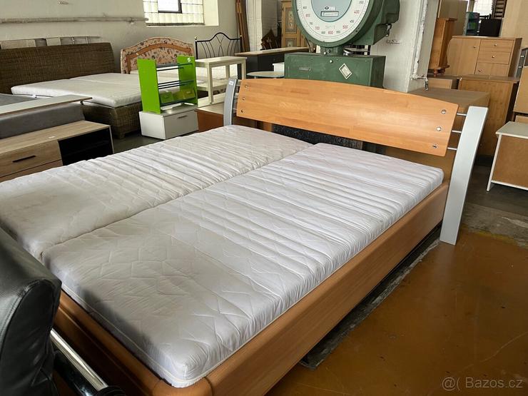 Bild 3: Massivholz Bett von Hülsta 180x 200 cm mit Lattenrost