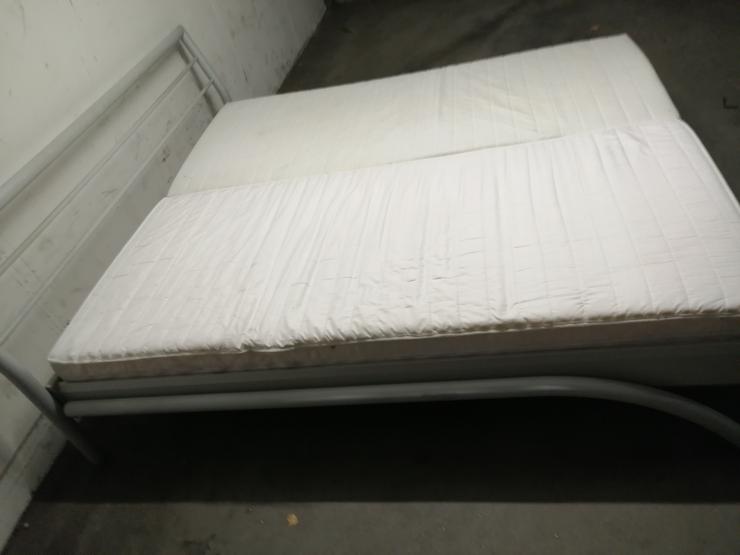 Bild 4: DIESAN Metall Holz Doppel Bett 180 x 200 cm