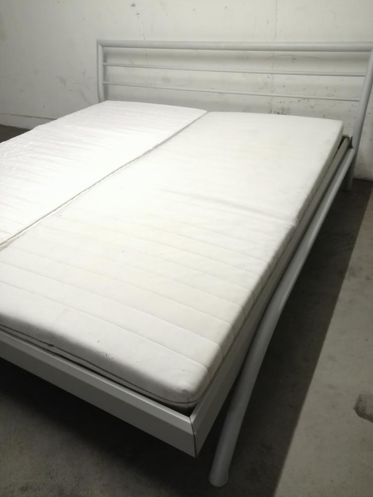 Bild 6: DIESAN Metall Holz Doppel Bett 180 x 200 cm