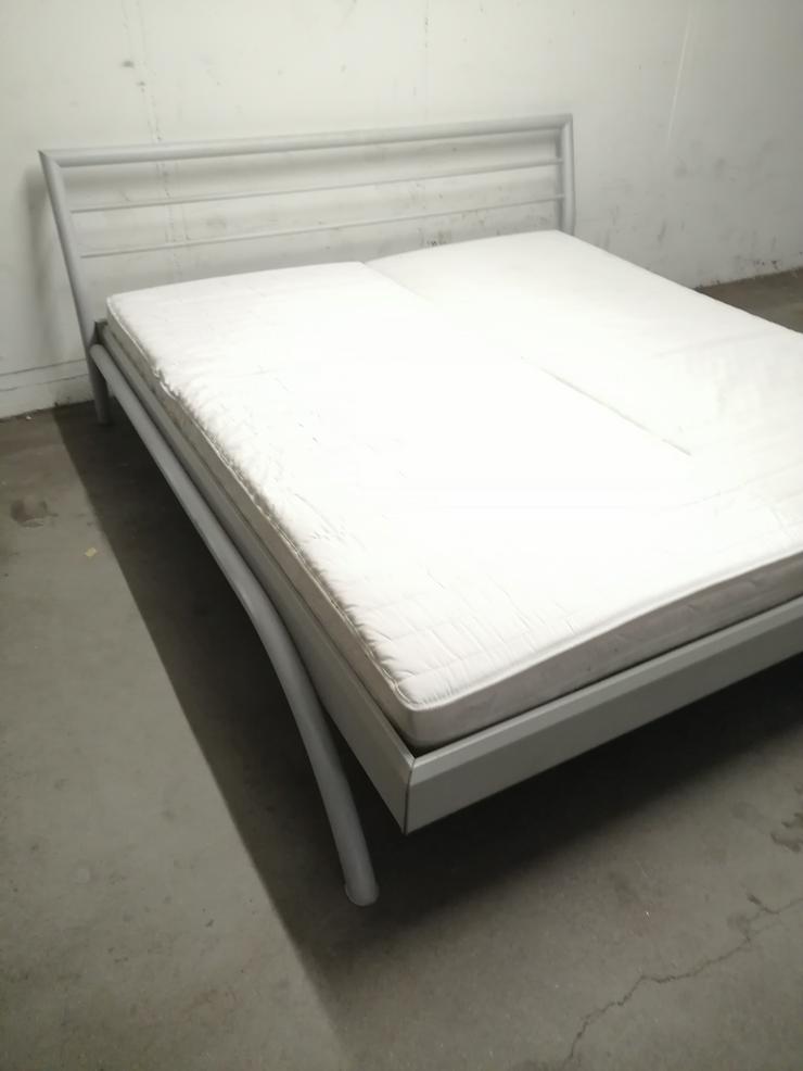 Bild 5: DIESAN Metall Holz Doppel Bett 180 x 200 cm