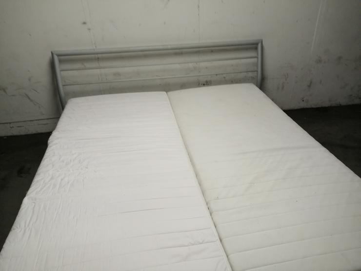 Bild 3: DIESAN Metall Holz Doppel Bett 180 x 200 cm