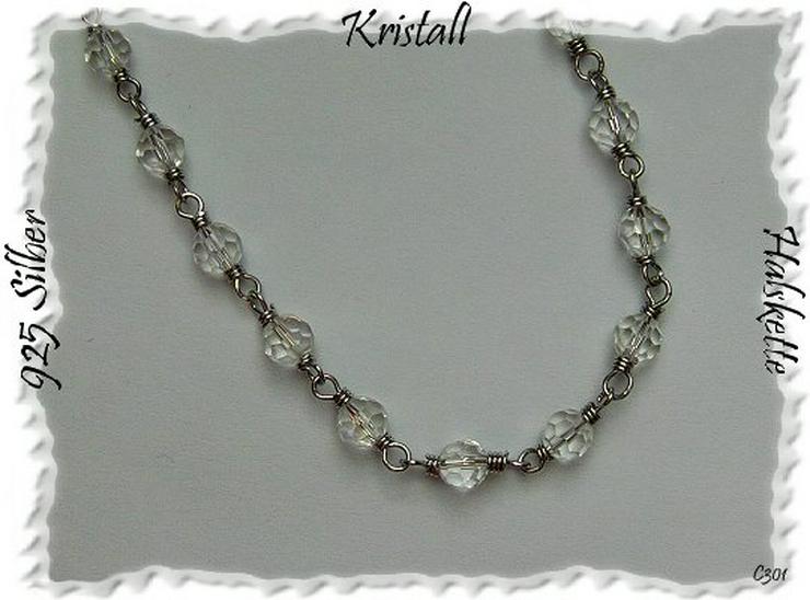 Kristallkette, 925 Silber