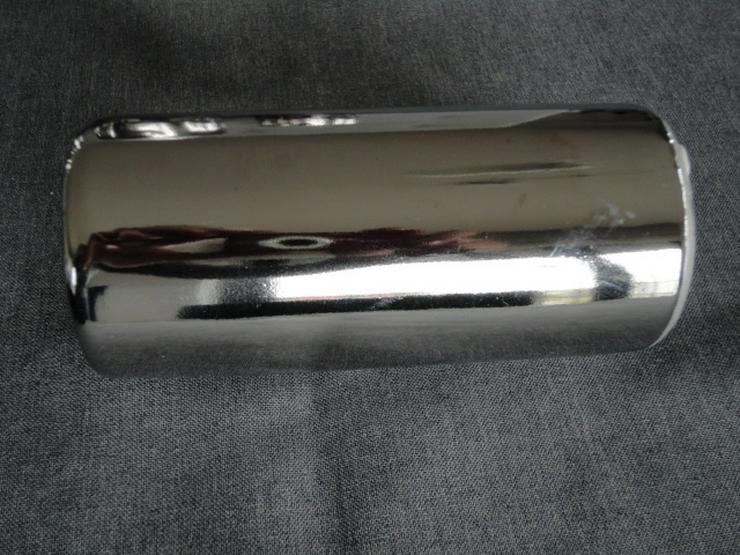 Bild 2: Teelichthalter Kerzenhalter hoch chrom glänzend , 9 Stück