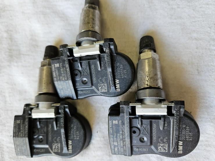 Verk. 3 St. gebrauchte Reifendrucksensoren (RDKS) v. Continental für BMW und MINI
