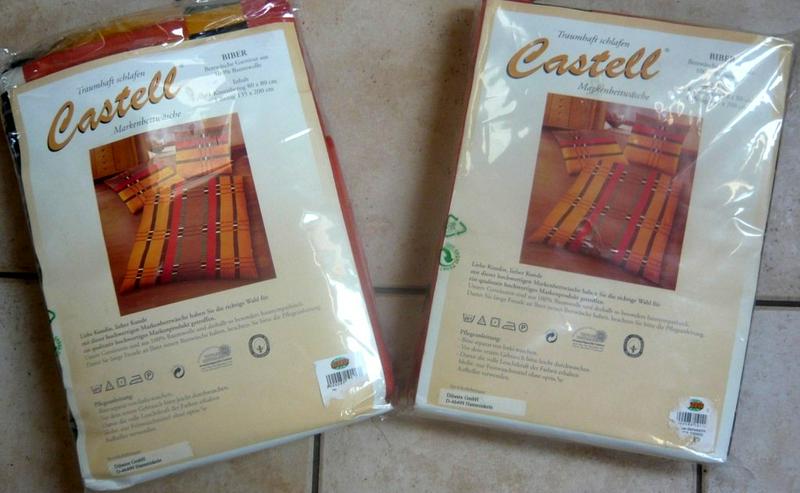 Bild 2: 2x Castell Biber Bettwäsche Decke 135x200 Kissen 80x80 NEU!!
