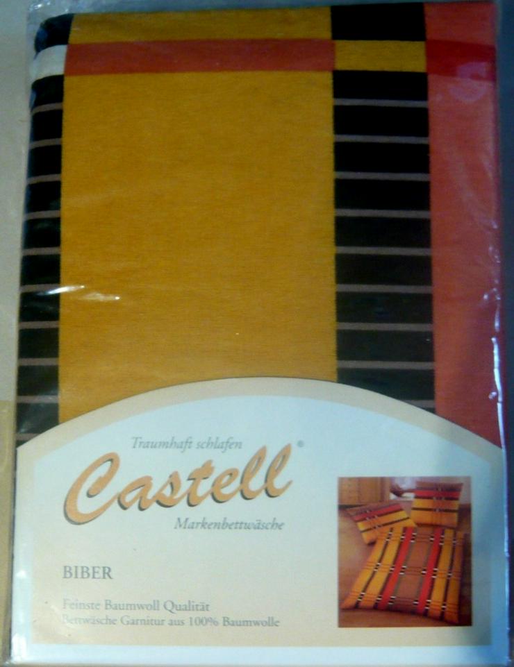 Bild 5: 2x Castell Biber Bettwäsche Decke 135x200 Kissen 80x80 NEU!!