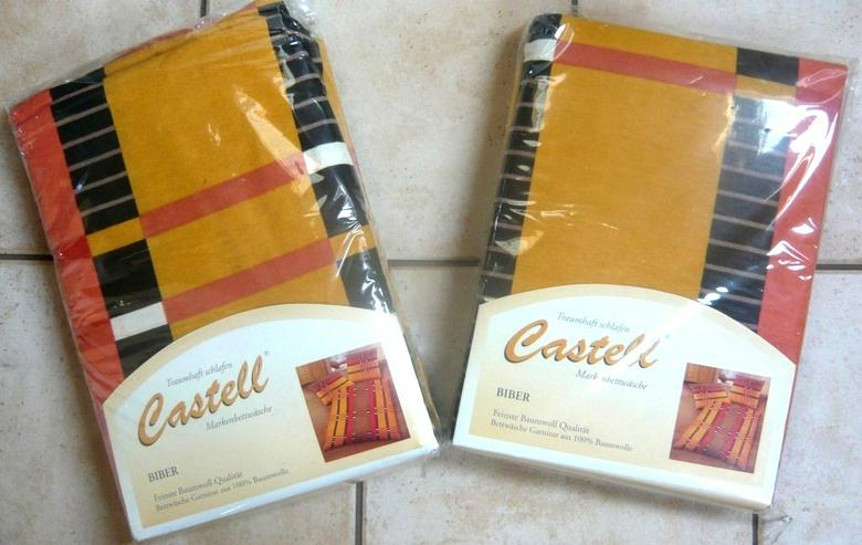 2x Castell Biber Bettwäsche Decke 135x200 Kissen 80x80 NEU!! - Kissen, Decken & Textilien - Bild 1