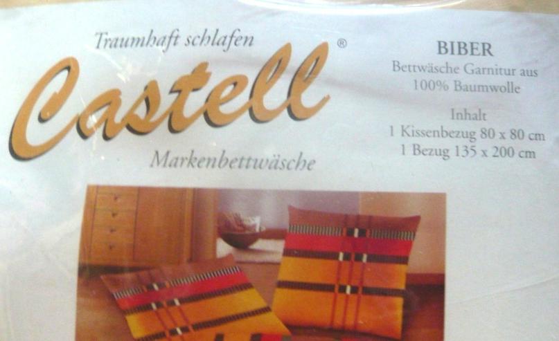 Bild 4: 2x Castell Biber Bettwäsche Decke 135x200 Kissen 80x80 NEU!!