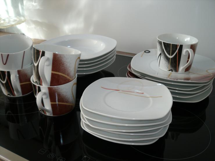 Bild 4: Kaffe servis , Porzellan Tee-Kaffeeservice für 6 Personen .