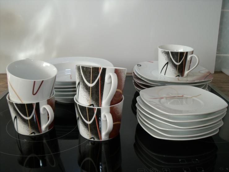 Bild 3: Kaffe servis , Porzellan Tee-Kaffeeservice für 6 Personen .