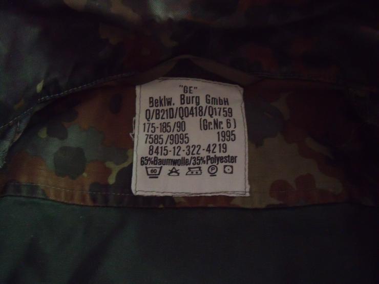 Bild 6: Herren Army Hemd Jacke Camouflage + Poluver army .