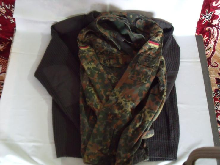 Bild 18: Herren Army Hemd Jacke Camouflage + Poluver army .