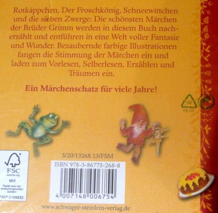 Bild 5: Mein Märchenbuch zum Träumen schönste Märchen Brüder Grimm NEU!!