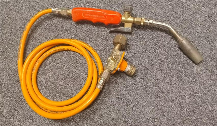 Bild 2: Werkzeug: Lötbrenner von Fa. Rothenberger