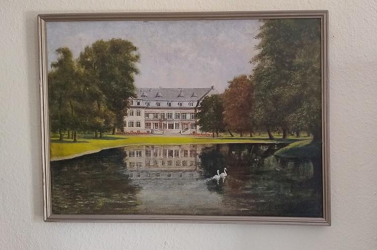 Historisches Ölbild vom Schloß "Görlsdorf", Krs. Angermünde 