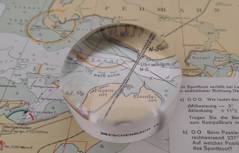 Kartenlupe für Seekarten und Wanderkarten der Fa. Eschenbach - Wasserski & Wakeboards - Bild 1