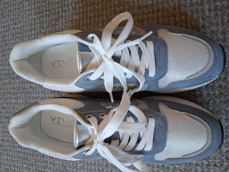 Hohe Damen Sneakers Größe 38 Venice Grau/Weiß - Größe 38 - Bild 1