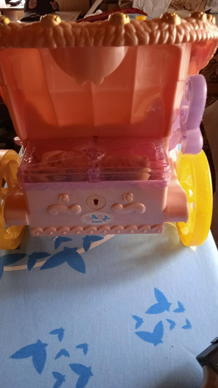 Bild 4: ORIGINAL Babyborn Kutsche mit Puppe  sehr gut erhalten