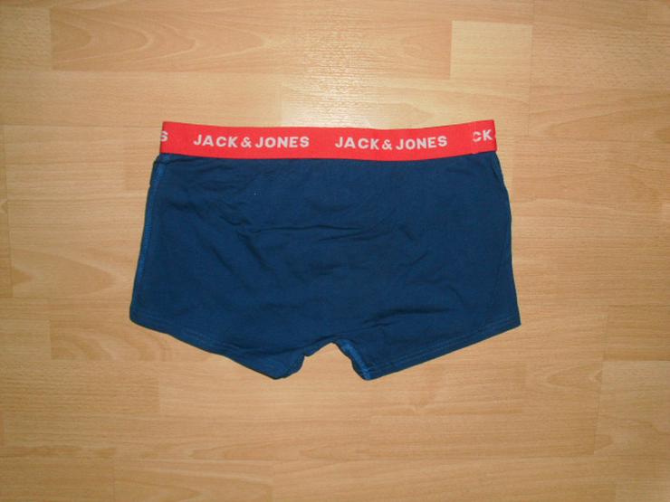 Bild 7: 5 Boxershorts von Jack & Jones, schwarz + blau, Gr. L OVP