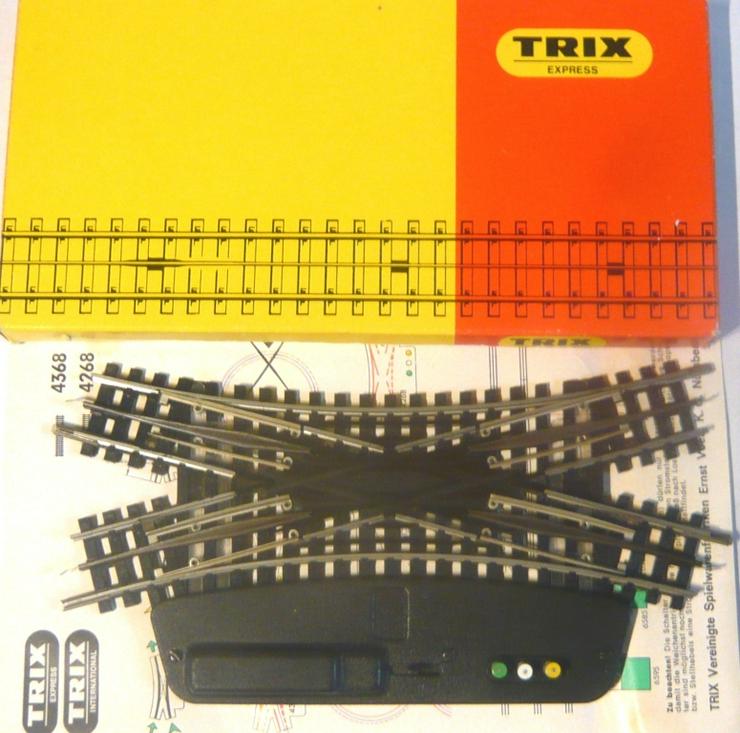 Trix Express Doppelkreuzungsweiche 4368 mit Anleitung - Zubehör & Ersatzteile - Bild 1